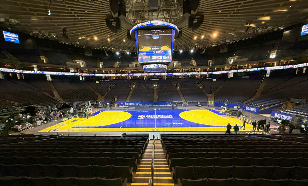 NBA All-Star 2025 Floor by Horner Sports Flooring