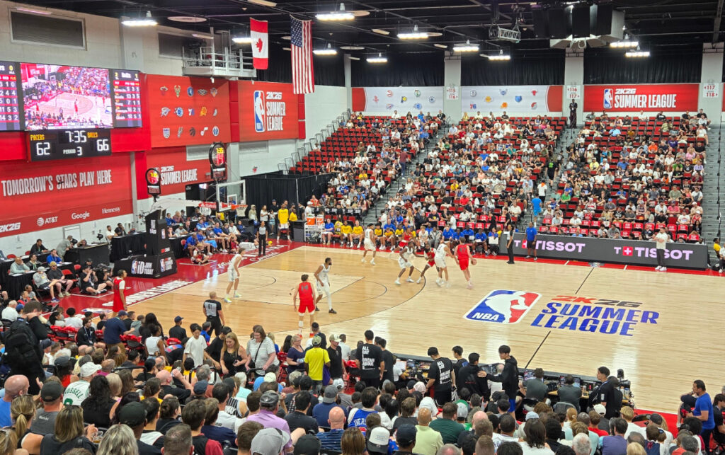 Horner Sports Flooring ProKing basketball floor Cox Pavilion NBA Summer League 2K26 (2025)