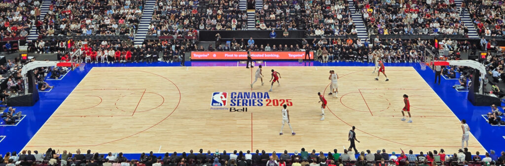 NBA preseason Canada Series 2025 Horner Sports Flooring